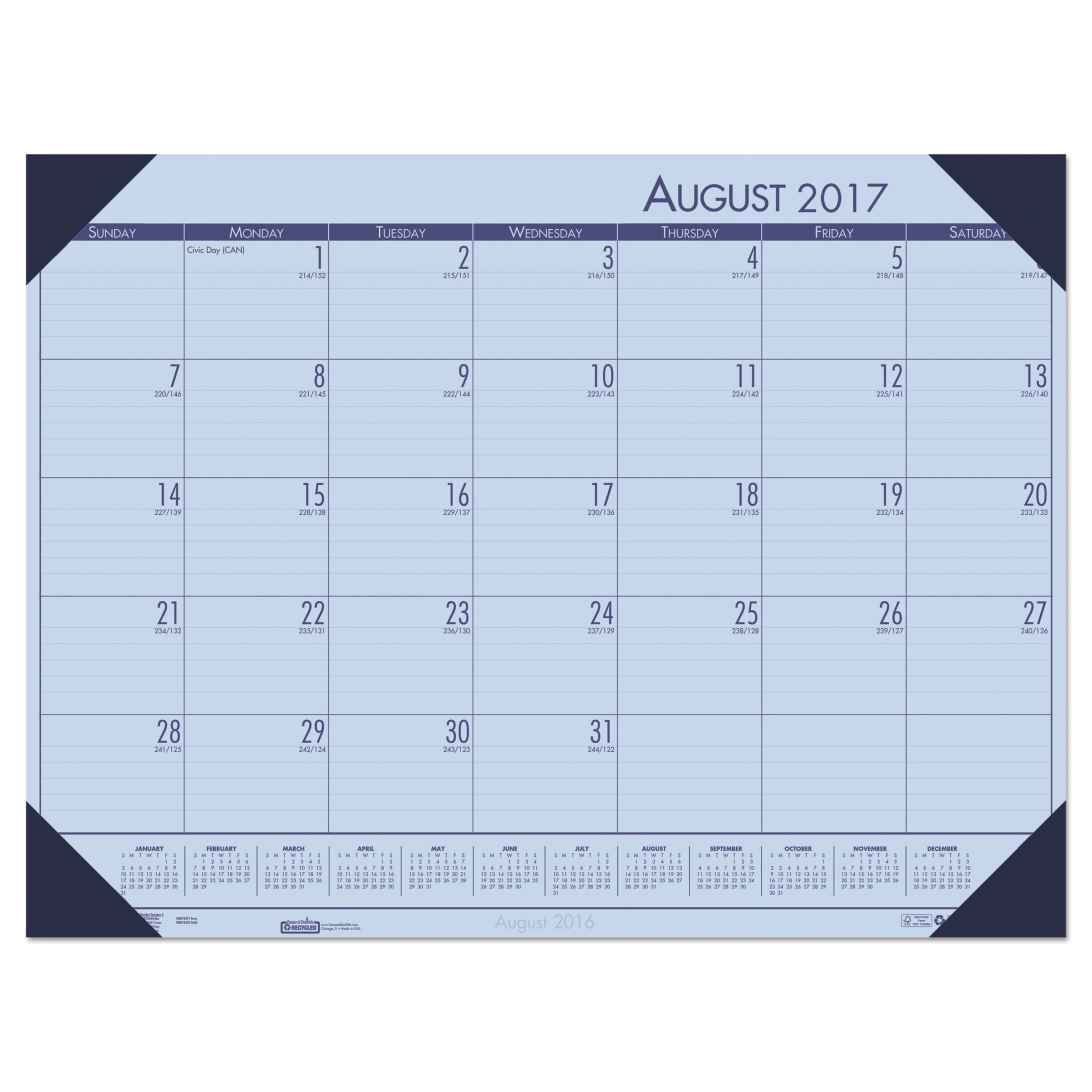 House Of Doolittle Recycled Ecotones Academic Desk Calendar 18 5 X House Of Doolittle Recycled Ecotones Academic Desk Calendar 18 5 X 13 Cordovan Corners 2018 Com