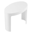 thumbnail image 2 of Ancona 17” Bathroom Shower Bench in Pure Acrylic Stone in Matte White, 2 of 8