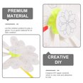 thumbnail image 3 of Shisuyan Children Graffiti Blank Windmill White 6Pcs 15.4X8.3X0.8In, 3 of 8