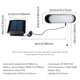 thumbnail image 3 of Lámpara Solar Para Interiores Y Exteriores Lámpara De Pared Con Energía Solar De 5 Metros Iluminación Solar De 20 Led Para Jardín Interior / Exterior Balcón Pasillo Fácil Instalación Vogacara HA016453-00, 3 of 6