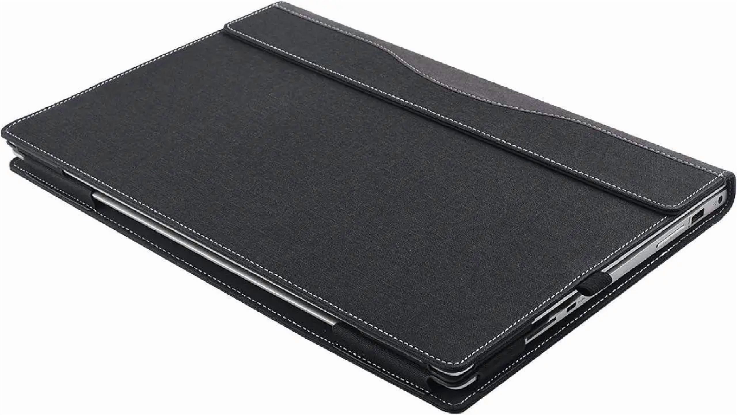 13.8 inch Laptop Case Cover for Microsoft Surface Laptop 7,PU Leather Notebook PC Separable Protection Sleeve with Pen Holder