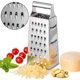 thumbnail image 3 of 4 Sided Grater Box, Square Stainless Steel Grater For Kitchen Vegetables Fruit Cheese, 3 of 4