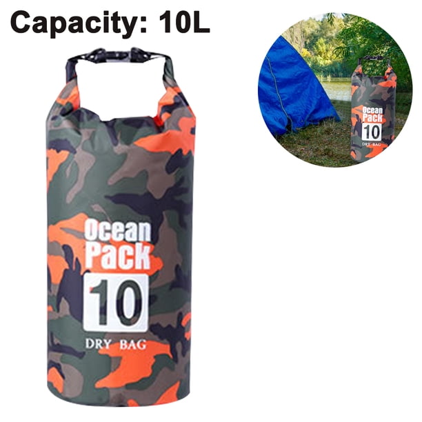Mochila impermeable 5L 10L 20L 30L para deportes acuáticos, playa, natación barco kayak rafting vela al aire libre Adepaton 221284-1