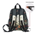 thumbnail image 5 of FORMRS School Backpack with Front Zippered Pocket 12" Student Travel Daypack, Happy Ghost, 5 of 6