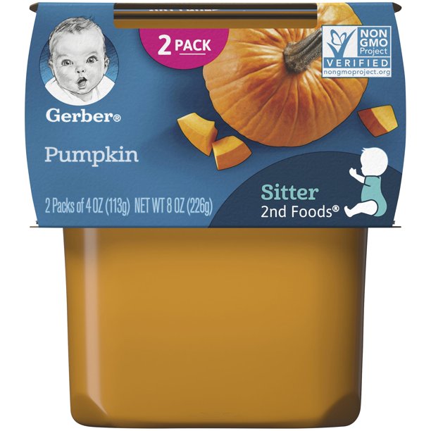 (Pack of 8) Gerber 2nd Foods Pumpkin Baby Food, 24 oz