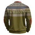 thumbnail image 4 of GrmtClth Mens Sweatshirts Quarter Zip Aztec Retro Geometric Printed Long Sleeve Western Cowboy Jacket for Men Fall Pullover M, 4 of 4