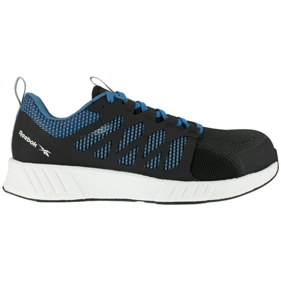 Reebok Work Fusion Flexweave Men's Composite Toe Shoes Color: Blue Black Size: 8 WIDE