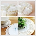 thumbnail image 5 of Posavasos de papel con base de flores redondas de 9 piezas, tapete de papel para hornear pasteles, papel absorbente de aceite para bocadillos, fondo fotográfico, 5 of 5