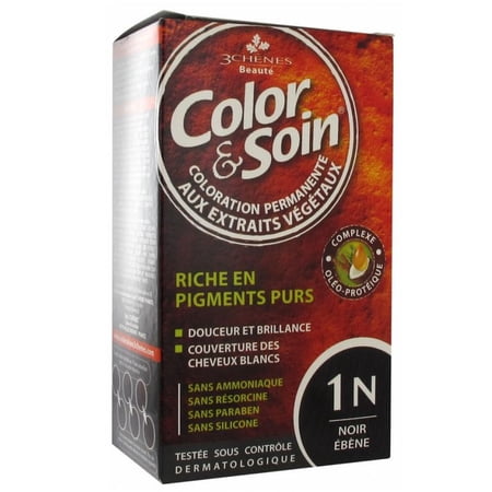 Les 3 Chênes 3 Chenes Color et Soin Coloration Permanente 1N Noire Ebene 135 ml