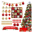 thumbnail image 1 of 44pzas Esferas Navideñas De Plastico Decoración Arbol Navida Xtellar multicolor, 1 of 4