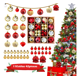 thumbnail image 1 of 44pzas Esferas Navideñas De Plastico Decoración Arbol Navida Xtellar multicolor, 1 of 4