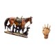 thumbnail image 5 of Figura de caballo,Figura coleccionable de caballo en miniatura,Adorno de caballo de resina,estatua de animal,decoración para el hogar,Escultura de mano,Escultura de manos,manos, 5 of 8