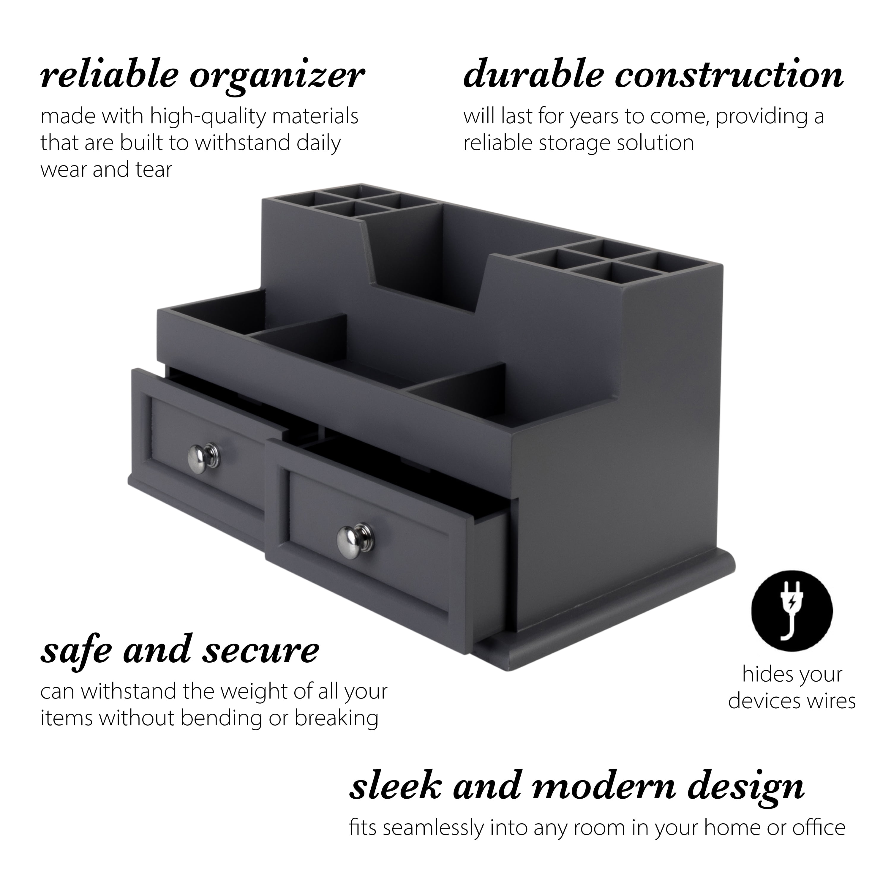 Organize It All Accessory Organizer in Gray