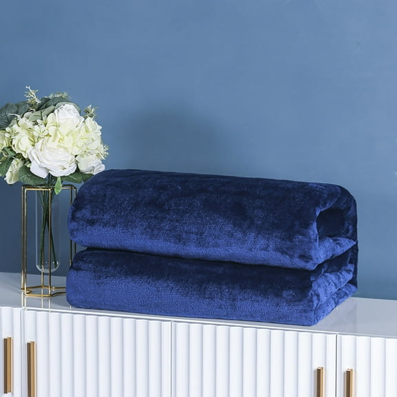 FAMTKT Throw Blanket 39.37x59.05in Super Soft Warm Solid Warm Fleece Blanket Throw Rug Sofa Bedding Travel Blanket Outdoor Blanket