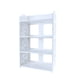 thumbnail image 2 of Estante organizador de almacenamiento con 4 niveles, color blanco, para zapatos, 2 of 12