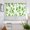White, variant on St. Patrick's Day Kitchen Curtains Window Panels, Watercolor Shamrock Polka Dots Light Green Insulated Window Treatment Curtain, Grommet Curtains for Bedroom/Living Room/Bathroom, 2 Piece 52"Wx63"L