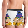 thumbnail image 3 of Saiise Sml Jeffy Bf Men's Underwear Boxer Briefs Cotton Trunks Short Leg Underwear (S-XXL), 3 of 7