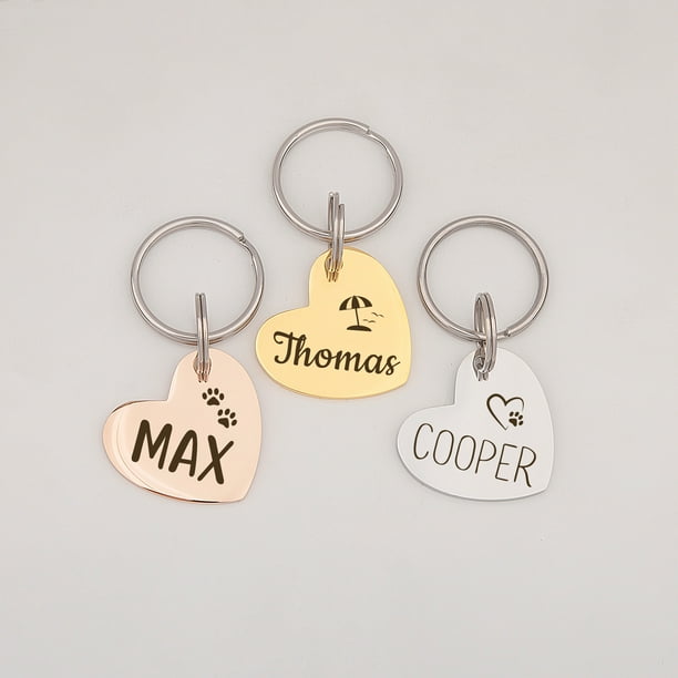 Dog Dog s For Dogs Personalized Engraved Dog Pet Id Cute Girl Dog With Funny Icon Dog Name With Heart Shape Walmart Com Walmart Com