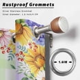 thumbnail image 2 of Outdoor Curtains for Patio Waterproof, Sunflowers Outdoor Privacy Panels Grommet, Spring Flowers Butterflies Hydrangea Watercolor Blackout Outside Curtains for Porch/Cabana 54"x84", 1 Panel, 2 of 8