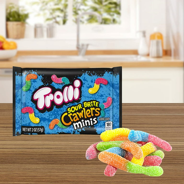 Gummy Candy Frog Catching Kit, Sour Brite Crawler Minis and Mini