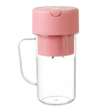 

Hanyhaptportable for and Shakes Fresh Juice Portable Usb Rechargeable 6 Portable Smoothie Great for Kitchen Home Party Travel Outdoor (Pink)