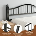 thumbnail image 5 of Metal Queen Bed Frame, Noise-Free Design & Underbed Storage Heavy Duty Queen Size Bed Frames with Headboard No Box Spring Needed/Tool-Free Assembly, 5 of 9