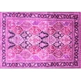 thumbnail image 1 of Ahgly Company Indoor Rectangle Persian Pink Traditional Area Rugs, 8' x 10', 1 of 4