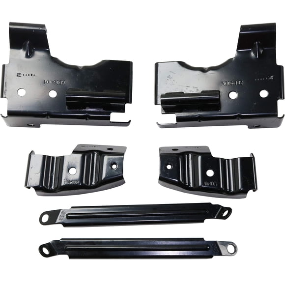Evan Fischer Bumper Bracket Set Compatible with 2003-2006 GMC Sierra 1500, Fits 2003-2006 Sierra 2500 HD, Fits 2003 Sierra 1500 HD, Fits 2005-2006 Sierra 1500 HD Front, Driver and Passenger Side
