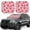 Strawberry And Ladybugs, variant on Naloa Strawberry and Ladybugs 2 Piece Foldable Car Sun Shades, Car Windshield Sunshade, Front Window Sunshade for Car, Truck, SUV - Small