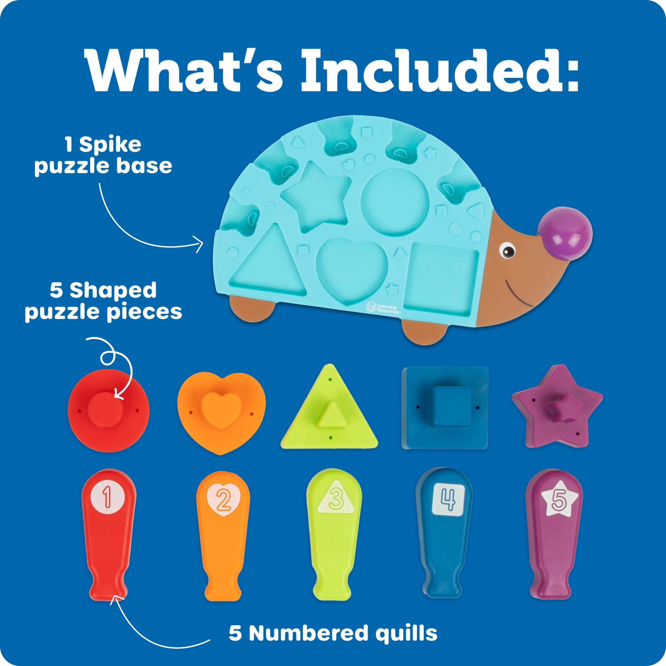 Learning Resources Spike the Fine Motor Hedgehog Puzzle Playmate