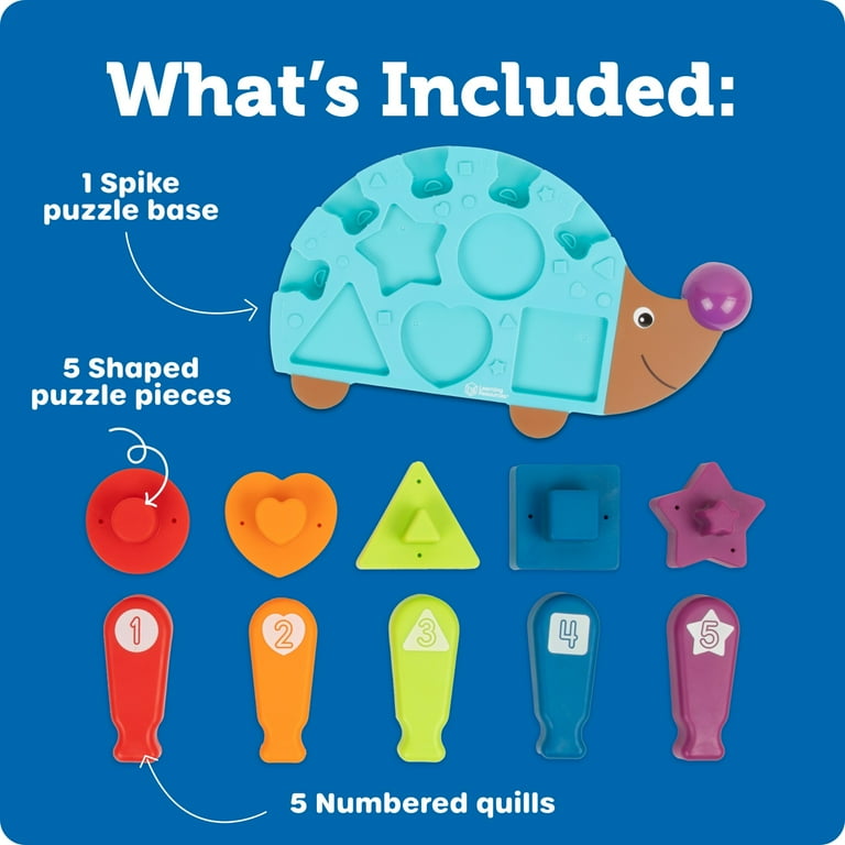 Learning Resources Spike the Fine Motor Hedgehog Puzzle Playmate