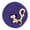 Purple, variant on Weaver Value Lead Rope Brass Snap 5/8 x 8 Red