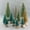 A3, variant on 24 Pcs Mini Christmas Trees DIY Xmas Bottle Brush Trees Miniature Small Artificial Trees Tabletop Trees with Wooden Bases Micro Scenery Landscape Trees for Christmas Party Decor