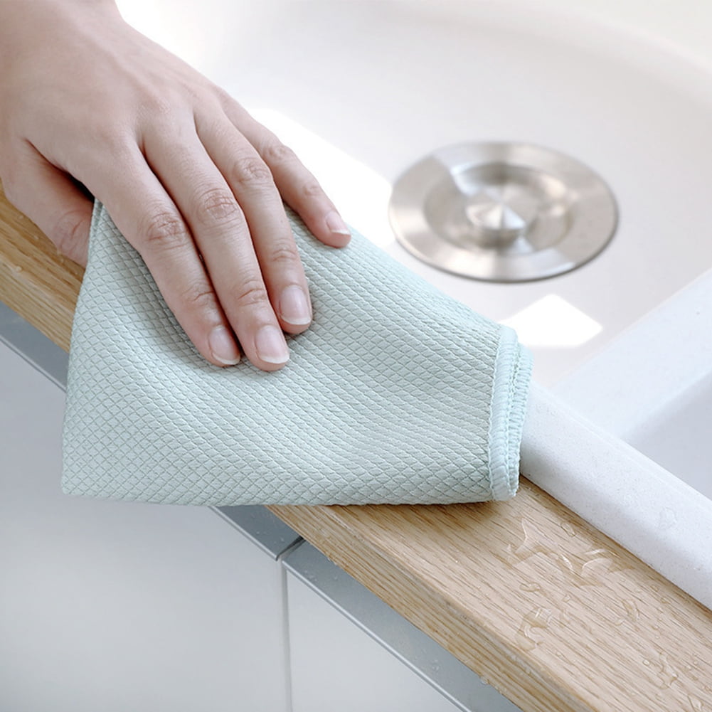 Microfiber Polishing Cloths, Lint-Free Streak-Free Wiping for Durable Reusable Easy Clean Cloth, Multi-Purpose Cleaning in Kitchen, Bathroom, Car, Furniture