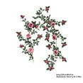 thumbnail image 3 of HongHeng Rose Vine Artificial Flower Garland Fake Hanging Rose Ivy Plants 86" for Wedding Home Party Garden Arrangement Decor, 3 of 6