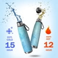 thumbnail image 2 of 29oz Insulated Water Bottle with Tea Infuser, Stainless Steel Travel Mug, Ice Frozen Print, 2 of 6