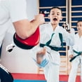 thumbnail image 3 of par de guantes de boxeo para taekwondo y karate para entrenamiento de artes marciales y boxeo (talla L), 3 of 5