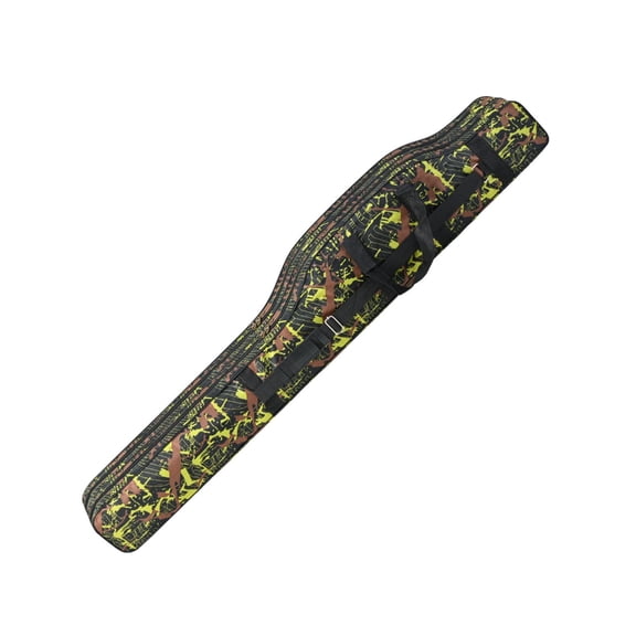 Fishing Rod Case Multiple Layers Fishing Rod Bag Oxfordcloth Portable Folding Outdoor Waterproof Tackle Storage Rod Bag