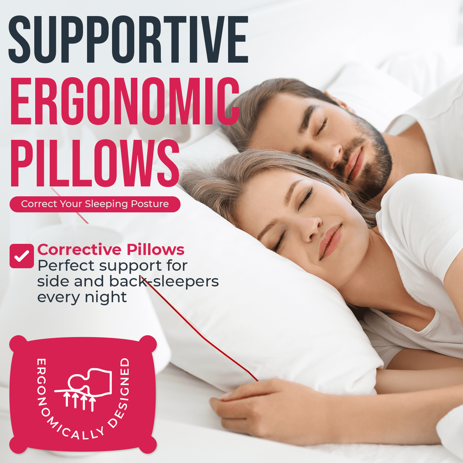 Empyrean Bedding Bed Pillows for Sleeping - Premium Pillows King Size Set of 2, 20 x 36 inches