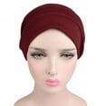 thumbnail image 3 of Shinycome Unisex Cotton Sleep Cap Cancer Beanie Turban Hair Loss Chemo Hat Pleated, 3 of 20