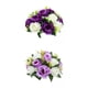 thumbnail image 1 of 2 Piezas de 26 Cm de Rosas Artificiales, de Flores Moradas, Decoración de Tienda de Oficina Colcomx Bola de rosa de simulación, 1 of 8