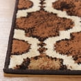 thumbnail image 3 of BNM Modern Trellis Indoor Area Rug, 6' x 9', Coffee, 3 of 8