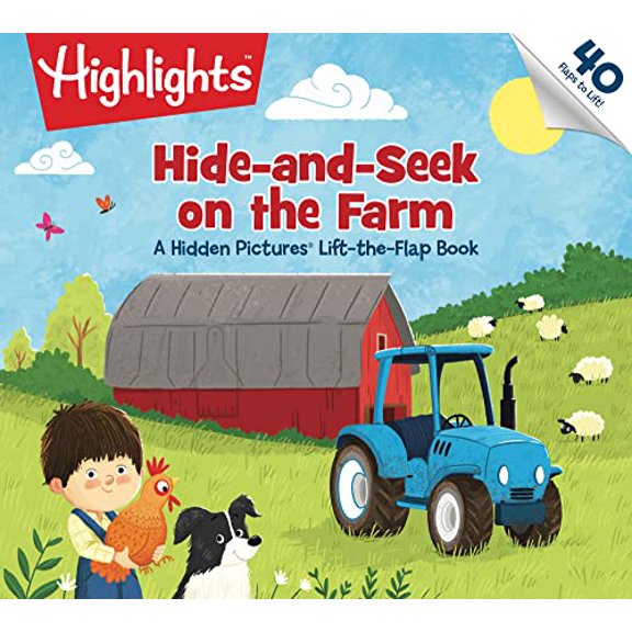 Pre-Owned Hide-and-Seek on the Farm (Lift-the-Flap Books): A Hidden Pictures® Lift-the-Flap Book (HL Lift-the-Flap Books) Paperback