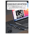 thumbnail image 4 of 10-In-1 USB C Hub Multi-Port Splitter Adapter USB TYPE-C to 3.0USB PD100W Docking Station Laptop Stand, 4 of 5