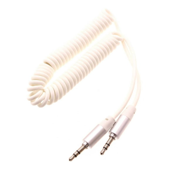 Aux Cable for OnePlus Nord N200 5G/N20 5G/N100/N10 5G Phones - 3.5mm Adapter Car Stereo Aux-in Audio Cord Speaker Jack Wire Coiled for Nord N200 5G/N20 5G/N100/N10 5G Models