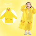 thumbnail image 4 of Vêtements de Pluie pour Enfants, Imperméable 3D Dessin Animé pour Tout-Petits, Veste Poncho pour Garçon Fille, 3, 4 of 5