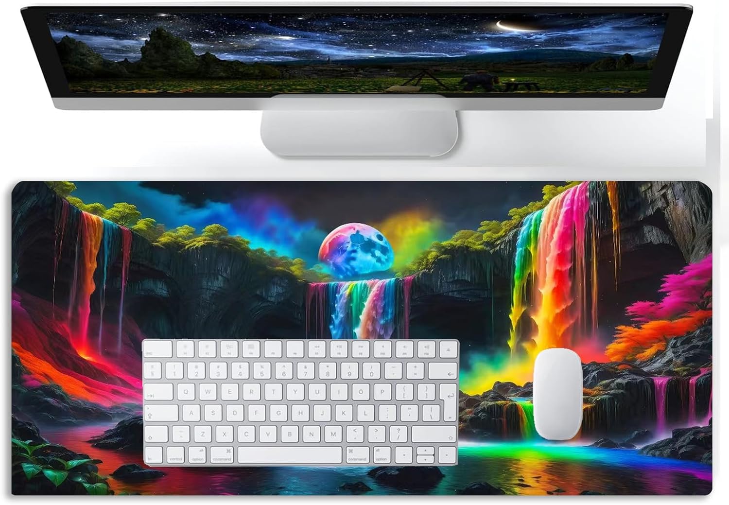 Simpkeely Large Glow-in-the-Dark Gaming Mouse Pad photo 3