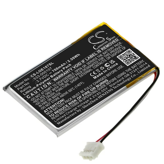 700mAh 533-000107 Battery for Logitech Far East S00149 S100