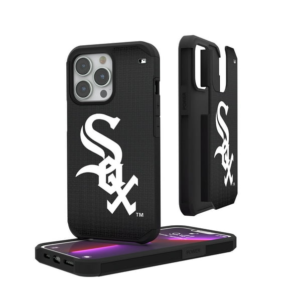 Chicago White Sox Linen Logo iPhone Rugged Case