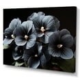 thumbnail image 2 of Designart "Emerging Black Pansies From The Shadows" Pansies Canvas Prints, 2 of 7